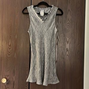 Namsar 100% linen black/ white dress. Sleeveless. Size Medium